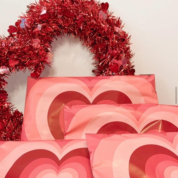 Hearts ❤️ Poly Mailers 10x13 Pack of 25 - Picture 5 of 5